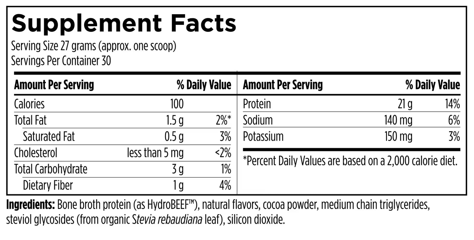 Grass-Fed Beef Protein
