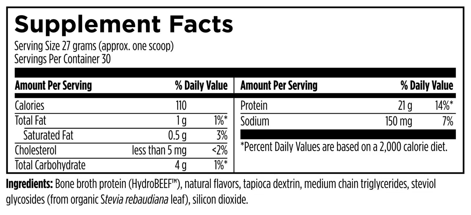 Grass-Fed Beef Protein