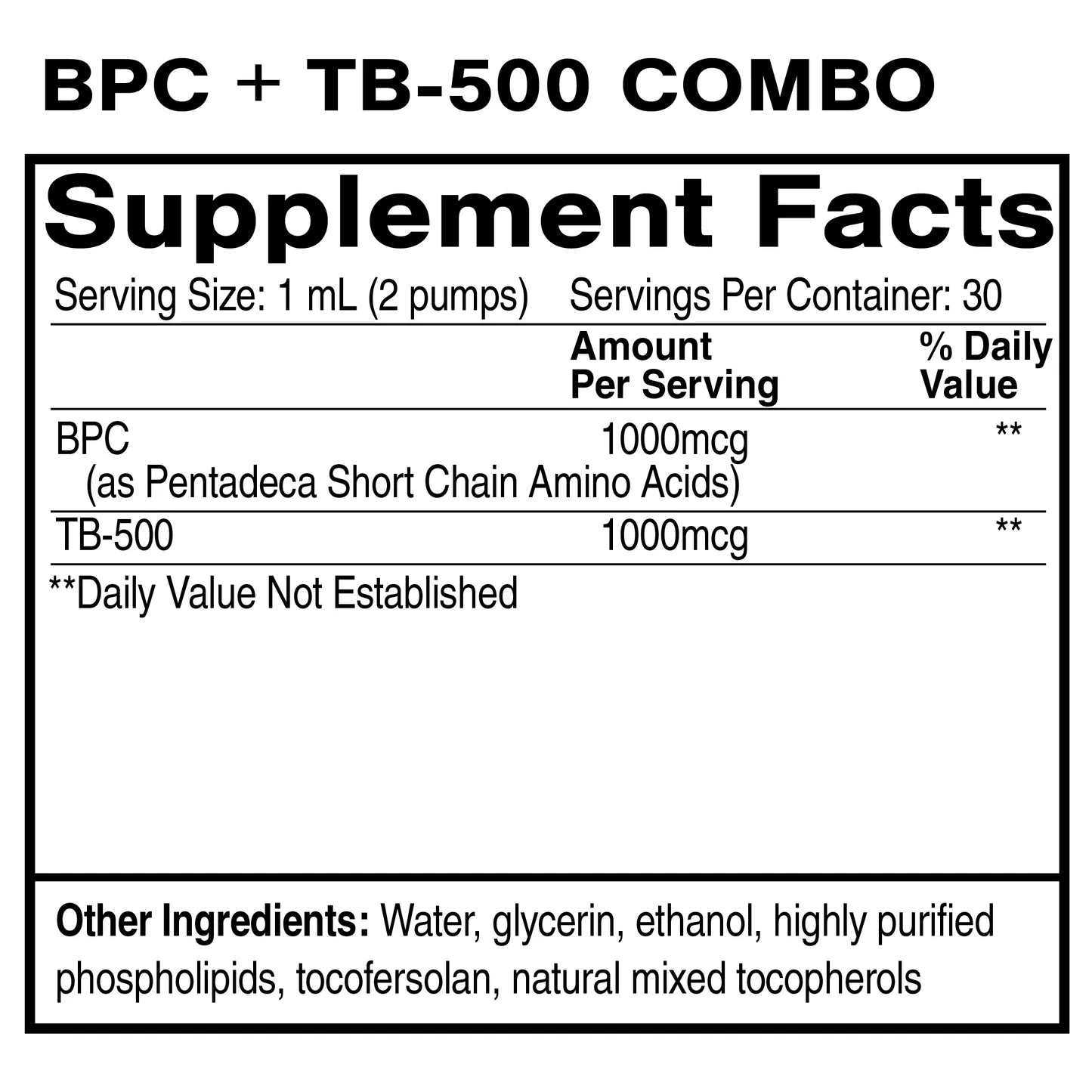 Oral Liposomal BPC+TB-500