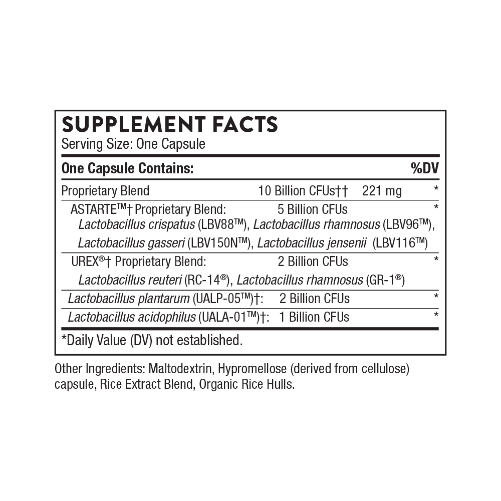 Womens daily probiotic